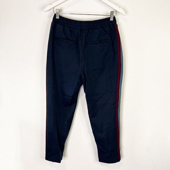 Spiritual Gangster Blue High Waisted Side Stripe Track Pants - Picture 3 of 7